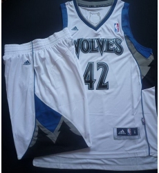 Minnesota Timberwolves 42 Kevin Love White Revolution 30 Swingman NBA Suits