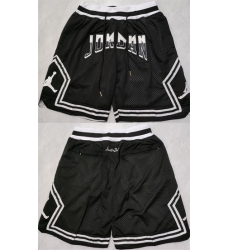 Men Michael Jordan Black Shorts