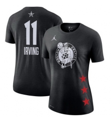 Celtics 11 Kyrie Irving Black 2019 NBA All Star Game Women's T Shirt