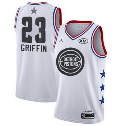 Pistons 23 Blake Griffin White Youth Basketball Jordan Swingman 2019 AllStar Game Jersey