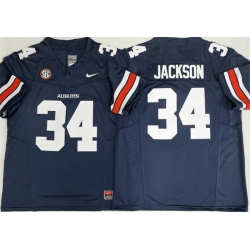 Men Auburn Tigers  34 Bo Jackson Navy 2026 F U S E  Limited Stitched Jersey
