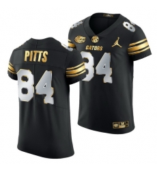 Florida Gators Kyle Pitts Black Golden Edition Jersey