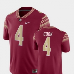 Men Florida State Seminoles Dalvin Cook 4 Garnet Game College Football Jersey