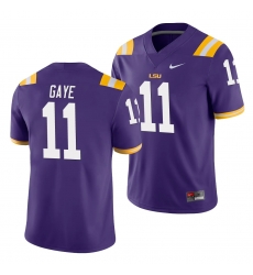 LSU Tiger Ali Gaye Purple Game Men'S Jersey