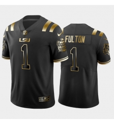 LSU Tiger Kristian Fulton Black Golden Edition Men'S Jersey