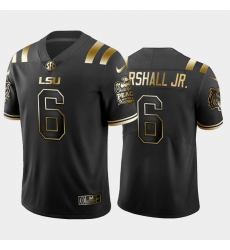 LSU Tiger Terrace Marshall Jr. Black Golden Edition Men'S Jersey