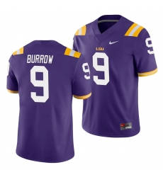 Lsu Tiger Joe Burrow Purple Game College Football Jersey