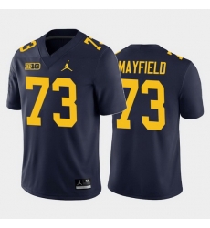 Michigan Wolverines Jalen Mayfield Navy Home Men'S Jersey