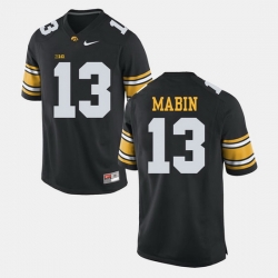 Greg Mabin Black Iowa Hawkeyes Alumni Football Game Jersey