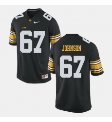 Jaleel Johnson Black Iowa Hawkeyes Alumni Football Game Jersey