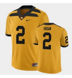 Men Iowa Hawkeyes Deuce Hogan College Football Gold Alternate Game Jersey