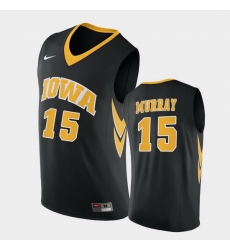 Men Iowa Hawkeyes Keegan Murray Replica Black College Basketball Jersey