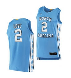 North Carolina Tar Heels Cole Anthony Blue Authentic Jersey