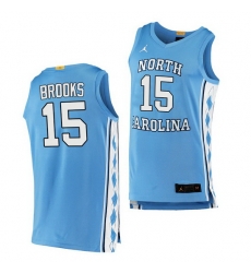 North Carolina Tar Heels Garrison Brooks Blue Authentic Jersey