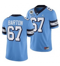 North Carolina Tar Heels Harris Barton Blue College Football Alumni Jersey