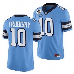 North Carolina Tar Heels Mitchell Trubisky Blue College Football Alumni Jersey