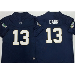Men Notre Dame Fighting Irish  13 Riley Leonard Navy 2026 F U S E  Limited Stitched Jersey
