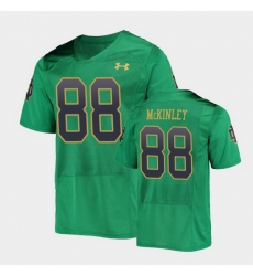 Men Notre Dame Fighting Irish Javon Mckinley College Football Green Replica Jersey