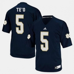 Men Notre Dame Fighting Irish Manti Te'O College Football Blue Jersey