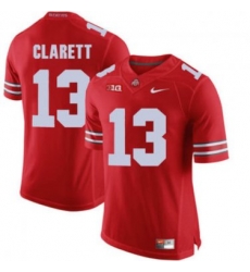 Men Ohio State Buckeyes #13 Maurice Clarett Red Diamond Stitched NCAA Jersey