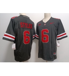 Men Ohio State Buckeyes Sonny Styles #6 Black F U S E Stitched NCAA Football Jersey