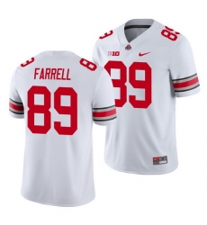 Ohio State Buckeyes Luke Farrell White Game Men'S Jersey