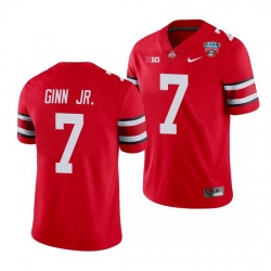 Ohio State Buckeyes Ted Ginn Jr. Scarlet 2021 Sugar Bowl College Football Jersey