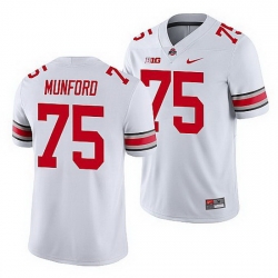 Ohio State Buckeyes Thayer Munford White Game Men'S Jersey