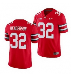 Ohio State Buckeyes Treveyon Henderson Scarlet Game Men'S Jersey