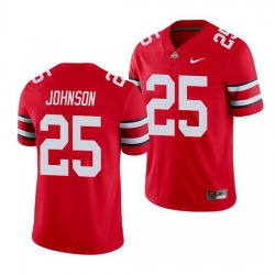 Ohio State Buckeyes Xavier Johnson Scarlet Game Men'S Jersey