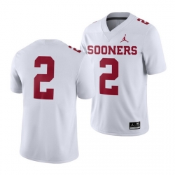 Oklahoma Sooners White Game Men'S Jersey 0