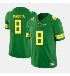 Men Oregon Ducks Marcus Mariota College Football Green Jersey