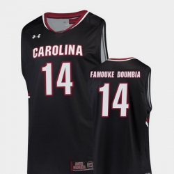 Men South Carolina Gamecocks Ibrahim Famouke Doumbia Black Replica College Basketball Jersey