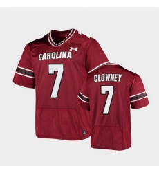 Men South Carolina Gamecocks Jadeveon Clowney Replica Garnet Football Jersey