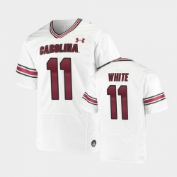 Men South Carolina Gamecocks Zaquandre White Replica White Premiere Football Jersey