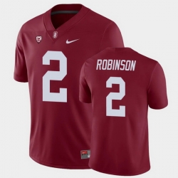 Men Stanford Cardinal Curtis Robinson College Football Cardinal Game Jersey