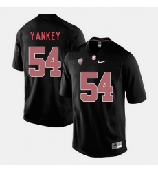 Men Stanford Cardinal David Yankey College Football Black Jersey