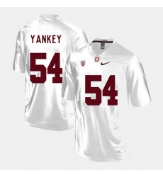 Men Stanford Cardinal David Yankey College Football White Jersey