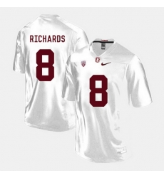 Men Stanford Cardinal Jordan Richards College Football White Jersey