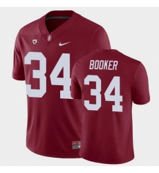 Men Stanford Cardinal Thomas Booker College Football Cardinal Game Jersey