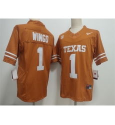 Men Texas Longhorns 1 Ryan Wingo Orange 2026 F U S E Stitched Jersey Men Texas Longhorns 1 Ryan Wingo Orange 2026 F U S E Stitched Jersey