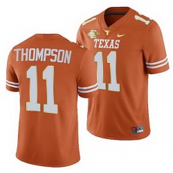 Texas Longhorns Casey Thompson Orange 2021 Red River Showdown Men Jersey