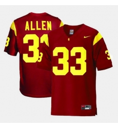 Men Usc Trojans Marcus Allen College Football Red Jersey