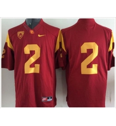 USC Trojans #2 Robert Woods Red Stitched NCAA Jersey