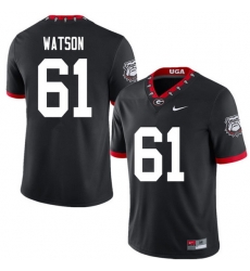 2020 Men #61 Blake Watson Georgia Bulldogs Mascot 100th Anniversary College Football Jerseys Sale-Bl