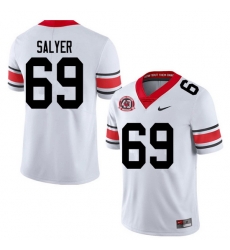 2020 Men #69 Jamaree Salyer Georgia Bulldogs 1980 National Champions 40th Anniversary College Footba