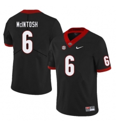 Men #6 Kenny McIntosh Georgia Bulldogs College Football Jerseys Sale-Black