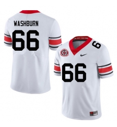 Men #66 Jonathan Washburn Georgia Bulldogs College Football Jerseys Sale-40th Anniversary