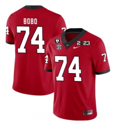 Men #74 Drew Bobo Georgia Bulldogs 2022-23 CTP National Championship Football Jerseys