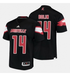 Louisville Cardinals Kyle Bolin College Football Black Jersey